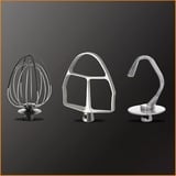 Krups Master Perfect Gourmet KA631D robot da cucina 1100 W 4,6 L Acciaio inox acciaio inox satinato, 4,6 L, Acciaio inox, Pulsanti, Manopola, Sbattitura, Macinatura, Impasto, Miscelatura, 1,8 kg, 0,8 kg