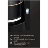 Krups ProAroma Macchina da caffè con filtro 1,25 L Nero, Macchina da caffè con filtro, 1,25 L, 1100 W, Nero