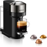 Krups Vertuo Next XN910C10 macchina per caffè Macchina per caffè a capsule 1,1 L, Macchina a capsula Nero/cromo, Macchina per caffè a capsule, 1,1 L, Capsule caffè, 1500 W, Nero, Grigio