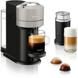 Krups Vertuo Next & Aeroccino XN911B Automatica/Manuale Macchina per caffè a capsule 1,1 L grigio chiaro/Nero, Macchina per caffè a capsule, 1,1 L, Capsule caffè, 1500 W, Grigio