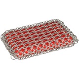 Lodge ACM10R41, Spazzola pulizia griglia rosso/in acciaio inox