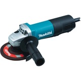 Makita 9558PBGY 840W 11000Giri/min 125mm 2100g smerigliatrice angolare blu/Nero, 11000 Giri/min, Nero, Blu, M14, AC, 840 W, 500 W