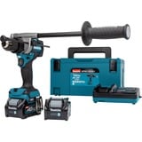 Makita Avvitatore a percussione a batteria HP001GD201 XGT, 40Volt, Cordless blu/Nero
