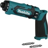 Makita Avvitatore angolare a batteria DF012DZ, 7,2 Volt, Trapano avvitatore blu/Nero