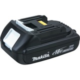 Makita BL1815N Batteria Batteria, Ioni di Litio, 1,5 Ah, 18 V, Makita, Nero