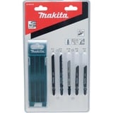 Makita B-44410 lama per sega a gattuccio, sega a traforo e sega universale Lama per seghetto alternativo 10 pezzo(i), Impostare la lama per sega Lama per seghetto alternativo, Nero, Acciaio inossidabile, 10 pezzo(i)