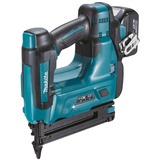 Makita DBN500RTJ 18V Ioni di Litio 3500g seghetto da traforo cordless, Graffatrice blu/Nero, 18 V, Ioni di Litio, 5 Ah, 3,5 kg, 97 mm, 294 mm