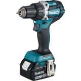 Makita DDF484RTJ trapano Senza chiave 1,6 kg Nero, Blu blu/Nero, Trapano con impugnatura a pistola, Senza chiave, 1,3 cm, 3,8 cm, 1,3 cm, 1,5 mm