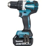 Makita DDF484RTJ trapano Senza chiave 1,6 kg Nero, Blu blu/Nero, Trapano con impugnatura a pistola, Senza chiave, 1,3 cm, 3,8 cm, 1,3 cm, 1,5 mm