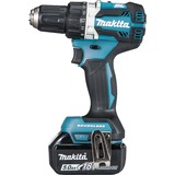 Makita DDF484RTJ trapano Senza chiave 1,6 kg Nero, Blu, Trapano avvitatore blu/Nero, Trapano con impugnatura a pistola, Senza chiave, 1,3 cm, 3,8 cm, 1,3 cm, 1,5 mm
