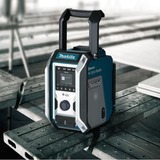 Makita DMR115 radio Cantiere Nero, Blu turchese, Cantiere, DAB,DAB+,FM, 87.5 - 108 MHz, 174.928 - 239.2 MHz, Nero, Blu, IP65