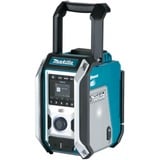 Makita DMR115 radio Cantiere Nero, Blu, Radio sito lavoro turchese, Cantiere, DAB,DAB+,FM, 87.5 - 108 MHz, 174.928 - 239.2 MHz, Nero, Blu, IP65