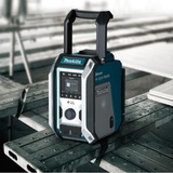 Makita DMR115 radio Cantiere Nero, Blu, Radio sito lavoro turchese, Cantiere, DAB,DAB+,FM, 87.5 - 108 MHz, 174.928 - 239.2 MHz, Nero, Blu, IP65