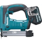 Makita DST221RTJ chiodatrice e pistola pinzatrice Batteria blu/Nero, Pinzatrice, Nero, Blu, Argento, СУ, 1 cm, 1 cm, 2,2 cm