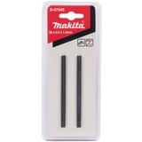 Makita D-07945 lama per pialla 2 pezzo(i) 82 mm, Lama di ricambio 82 mm, Carburo di tungsteno, Plastica, Legno, 1901 / 1902 / 1923H / KP0810 / BKP180 / DKP180 / DKP180ZJ / KP0800 / MT191 / KP0810C / 1100, 2 pezzo(i)