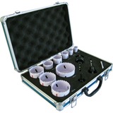 Makita D-47282 sega per trapano 9 pezzo(i), Sega a tazza Set, Universale, 19,22,29,35,38,51,54,57,68 mm, 12 pezzo(i), 9 pezzo(i), 2 pezzo(i)