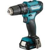 Makita HP333DSAX1 trapano 1700 Giri/min 1,3 kg Nero, Blu blu/Nero, Trapano con impugnatura a pistola, 1 cm, 1700 Giri/min, 2,1 cm, 1 cm, 8 mm