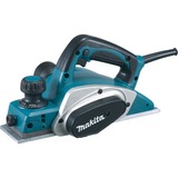Makita KP0800J 620W 17000Giri/min Blu, Argento piallatrice, Aereo elettrico blu/Nero, 158 mm, 285 mm, 158 mm, 2,6 kg