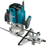 Makita RP1800XJ fresa verticale e tagliabordi Colore acqua, Argento 22000 Giri/min 1850 W, Router Colore acqua, Argento, 22000 Giri/min, 5000 Giri/min, 4 m/s², AC, 1850 W