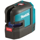 Makita SK105DZ livello laser Livella lineare 25 m, Attraversare la linea laser Nero/Blu, 25 m, 3 mm/m, 4°, Rosso, Livella lineare, Nero, Blu