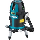 Makita SK312GDZ livello laser Livella lineare, Attraversare la linea laser Nero/Blu, 0,1 mm/m, Orizzontale/Verticale, Verde, Livella lineare, Nero, Blu, IP54