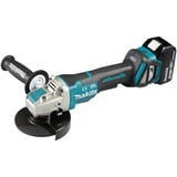 Makita Smerigliatrice angolare a batteria X-LOCK DGA519RTJ, 18 volt blu/Nero