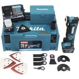 Makita TM30DSMJX5 multi-strumento oscillante Nero, Blu 20000 OPM blu/Nero, Tagliare, Levigare, Segare, Nero, Blu, 20000 OPM, 6000 OPM, 3,2°, Batteria