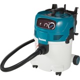 Makita VC3012M estrattore di polvere Nero, Blu, Bianco 30 L 1200 W, Aspira bagnato / asciutto Secco e bagnato, Nero, Blu, Bianco, Polietilene tereftalato (PET), M, 30 L, 23.5, 30