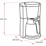 Melitta Look IV Therm Selection Macchina da caffè con filtro Nero, Macchina da caffè con filtro, Caffè macinato, 1000 W, Nero