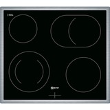 Neff MR 1342 N Nero Da incasso Ceramica 4 Fornello(i), Superficie di cottura Nero, Nero, Da incasso, Ceramica, Vetro-ceramica, 4 Fornello(i), 4 Fornello(i)