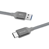 Nevox 1457 cavo USB argento, 5000 Mbit/s