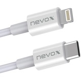 Nevox 1701 cavo Lightning 1 m Bianco bianco, 1 m, Lightning, USB C, Maschio, Maschio, Bianco