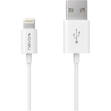 Nevox LC-1406 cavo Lightning 2 m Bianco bianco, 2 m, Lightning, USB A, Bianco, Dritto, Dritto