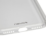 Nevox StyleShell Flex custodia per cellulare Cover a guscio Grigio, Trasparente bianco/trasparente, Cover a guscio, Apple, iPhone 7, Grigio, Trasparente