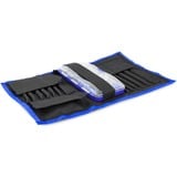 OWC 72-Piece Advanced Toolkit 72 strumenti, Set di strumenti Kit di strumenti, Computer, Lettore MP3, mini PC, Telefono cellulare/smartphone, Computer portatile, Tablet, Plettro per apertura, Scheda plastica, Cacciavite, Spatola, Spudger, Pinza, Coltello multiuso, Nylon, Blu, Pentalobo, Phillips, Torcia