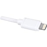 OWC NWTCBLUSBL1MW cavo Lightning 1 m Bianco bianco, 1 m, Lightning, USB A, Bianco, iPhone, iPad, iPod