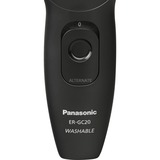 Panasonic ER-GC20, Tagliacapelli, Pettine accessorio, 7 step taglio, Lavabile, Nero, Tagliacappelli Nero, Tagliacapelli, Pettine accessorio, 7 step taglio, Lavabile, Nero, Nero, Rettangolo, 3 mm, 2,1 cm, 4 cm, Acciaio inossidabile