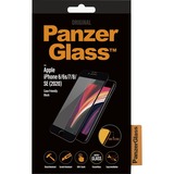 PanzerGlass 2679 protezione per lo schermo e il retro dei telefoni cellulari Pellicola proteggischermo trasparente Apple 1 pz Nero, Apple, Apple - iPhone 6, Apple - iPhone 6s, Apple - iPhone 7, Apple - iPhone 8, Apple - iPhone SE 2020,..., Applicazione a secco, Antigraffio, Resistente agli urti, Antibatterico, Trasparente, 1 pz