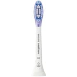 Philips Confezione da 4 testine standard per spazzolino sonico, Testina bianco, 4 pz, Bianco, Morbido, Gomma