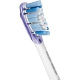 Philips Confezione da 4 testine standard per spazzolino sonico, Testina bianco, 4 pz, Bianco, Morbido, Gomma