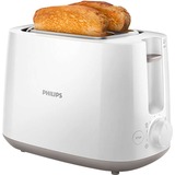 Philips Daily Collection Tostapane HD2581/00 bianco, 2 fetta/e, Metallo, 830 W, 230 V, 830 W, 50-60 Hz