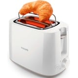 Philips Daily Collection Tostapane HD2581/00 bianco, 2 fetta/e, Metallo, 830 W, 230 V, 830 W, 50-60 Hz
