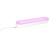 Philips Hue Barra luminosa Hue Play, estensione, Luce LED bianco, Philips Hue White and Color ambiance Barra luminosa Hue Play, estensione, Lampada a parete intelligente, Bluetooth/Zigbee, Bianco, LED integrato, Sintetico, Lampadina/e non sostituibile/i