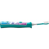 Philips Sonicare For Kids Spazzolino elettrico HX6322/04, Spazzolino da denti elettrico turchese, Bambino, Spazzolino elettrico sonico, 62000 movimenti per minuto, Blu, 2 min, LED