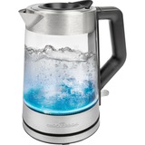 ProfiCook Bollitore d'acqua in vetro PC-WKS 1190 G Inox/Nero