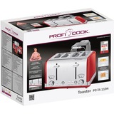 ProfiCook PC-TA 1194 rosso/cromo