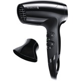 Remington D5000 asciuga capelli 1800 W Nero, Asciugacapelli Nero, Nero, Gancio per appendere, 1,8 m, 1800 W