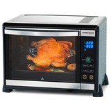 Rommelsbacher BGE 1580/E fornetto con tostapane 30 L 1580 W Nero, Acciaio inossidabile Grill accaio, 30 L, Nero, Acciaio inossidabile, Touch, 80 - 230 °C, Acciaio inossidabile, 120 min