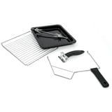 Rommelsbacher BGE 1580/E fornetto con tostapane 30 L 1580 W Nero, Acciaio inossidabile Grill, Mini forno accaio, 30 L, Nero, Acciaio inossidabile, Touch, 80 - 230 °C, Acciaio inossidabile, 120 min