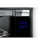 Rommelsbacher BGE 1580/E fornetto con tostapane 30 L 1580 W Nero, Acciaio inossidabile Grill, Mini forno accaio, 30 L, Nero, Acciaio inossidabile, Touch, 80 - 230 °C, Acciaio inossidabile, 120 min